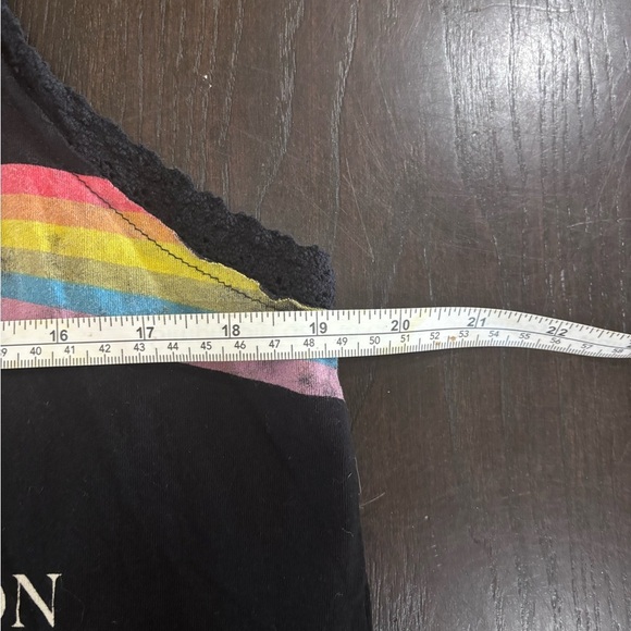Pink Floyd Crop Sleeveless Band T-shirt Lace Trim Size Large - Picture 8 of 8